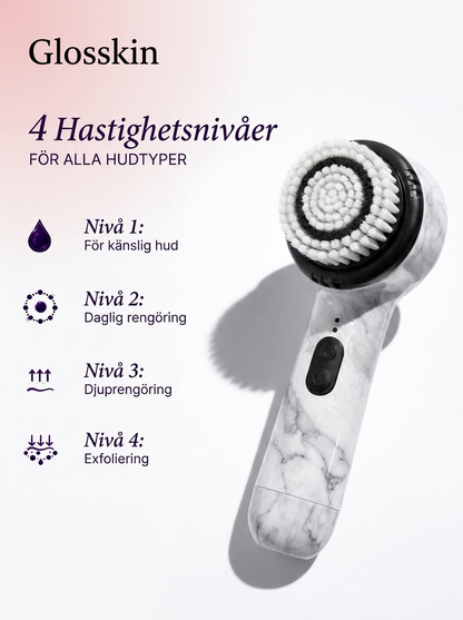 Glosskin Ansiktsborste – Djuprengöring & Exfoliering