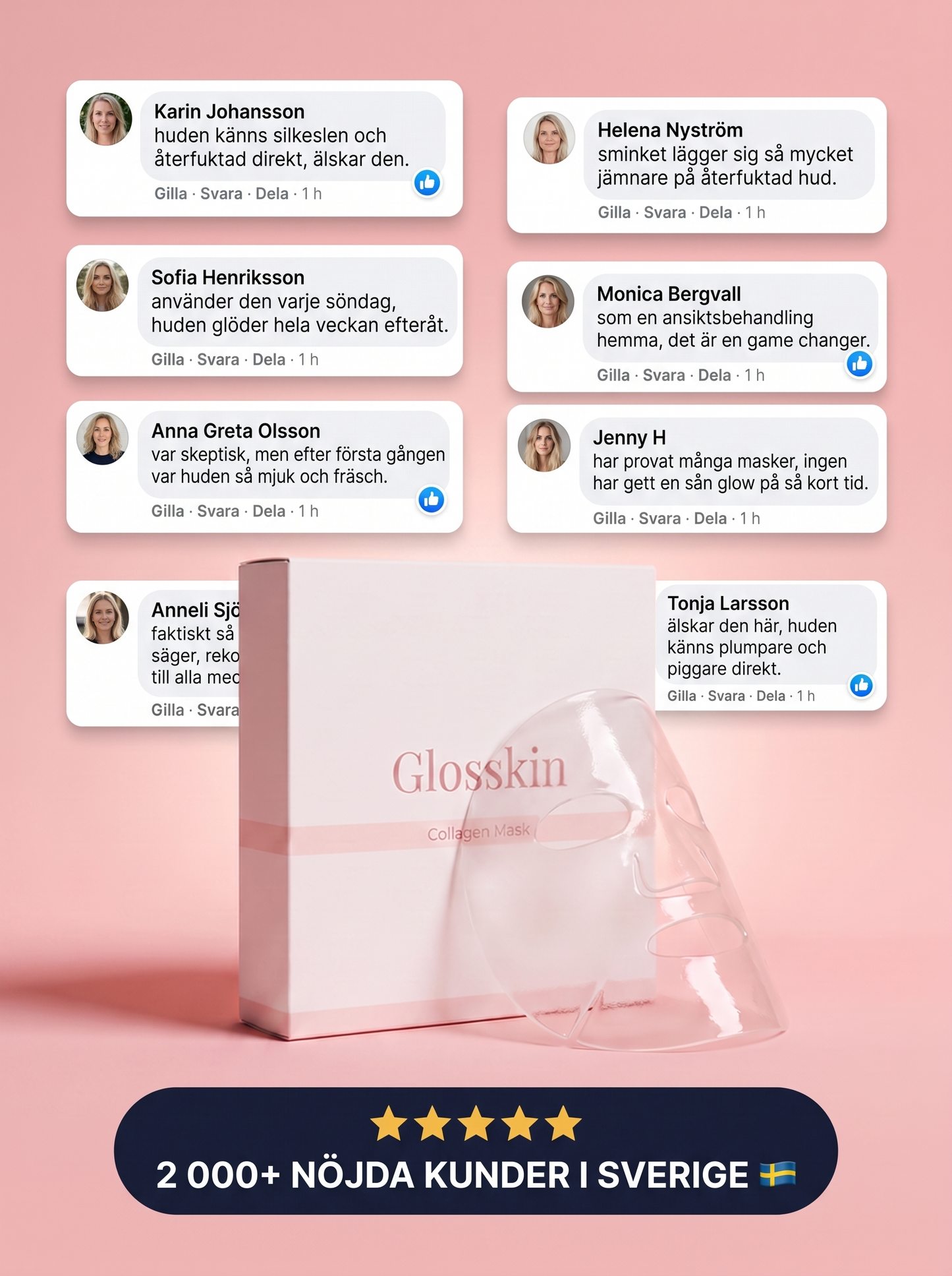 Glosskin Kollagen Face Mask